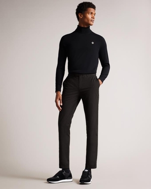 Pantalon Chino Ted Baker Slim Noir Homme | BDH-54361704